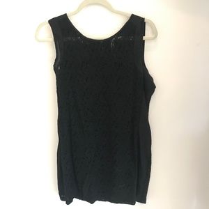 Paper Crane Black Lace Dress M